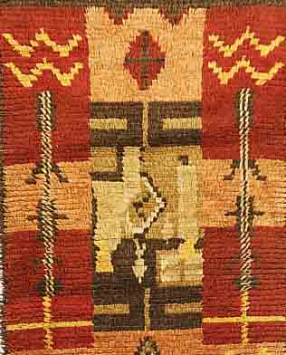 ART-DECOR, ÖSTERREICH, 132 X 89CM, EHZ 2-3, UM 1930, (HANDARBEIT)