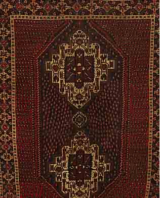 AFSHAR, PERSIEN, 152 X 137CM, FLOR WOLLE, EHZ 4-5, UM 1930