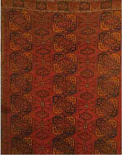 ERSARI, AFGHANISTAN, 338 X 239CM, WOLLE AUF WOLLE, EHZ 4, UM 1900