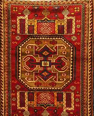 ERIWAN, KAUKASUS, 139 X 104CM, WOLLE AUF WOLLE, EHZ 4, UM 1930