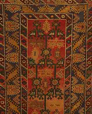 KARS, TÜRKEI, 193 X 118CM, WOLLE AUF WOLLE, EHZ 2-3, CA.40 JAHRE