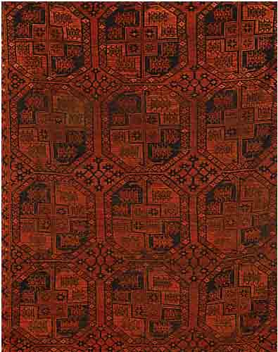 ERSARI, AFGHANISTAN, 330 X 240CM, WOLLE AUF WOLLE, EHZ 4, UM 1920