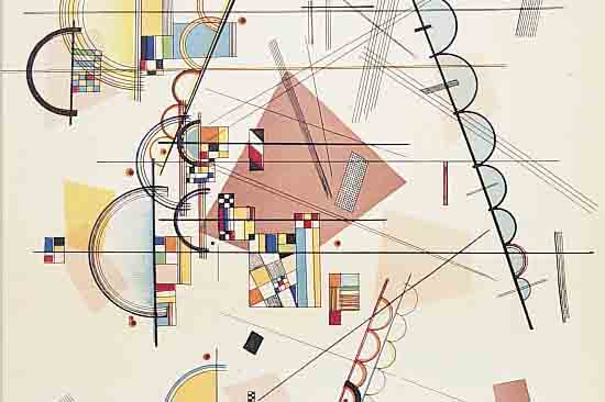 KANDINSKY, WASSILY, 1866-1944, ZWEI FARBLITHOGRAPHIEN AUS DLM, DOPPEL- BLäTTER MIT BUGFALTEN, MAEGHT PARIS 1953 BZW. 1969, JE ...