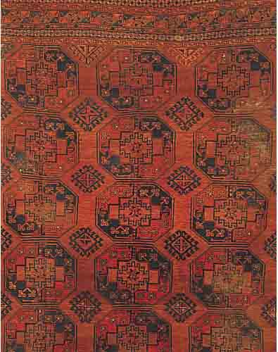 AFGAHNE CA.350 X 253 CM. EHZ.4 WOLLE-WOLLE CA.80 JAHRE.