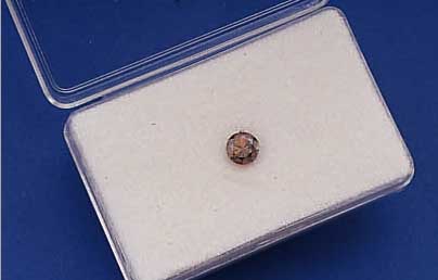 BRILLANT 1.00 CT COGNACNATUR/SI-P1