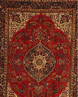 TÄBRIZ, PERSIEN, CA.324 X 224CM, FLOR WOLLE , EHZ 4, UM 1940