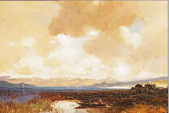 KLEIN, WILHELM, *1821 DüSSELDORF - 1897, SCHüLER VON SCHIRMER AN DER DüSSELDORFER AKADEMIE, BEVORZUGTE MOTIVE AUS DEM INNTAL UND VOM ...