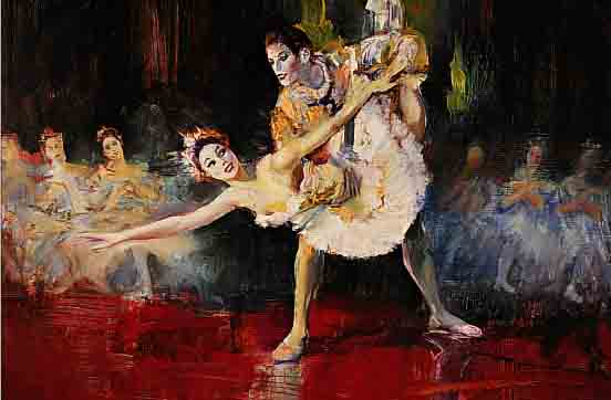 PALMERO, ALFREDO, *1901 ALMODOVAR DEL CAMPO DE CALAVATRAVA - 1991, SPANISCHER IMPRES- SIONIST DES 20. JH., SCHUF STIERKAMPFSZENEN, OPERNSUJETS ...