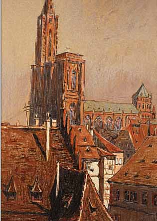POESCHMANN, RUDOLF, *1878 PLAUEN - 1954 DRESDEN, SCHüLER VON J. HERTERICH, C. BANTZER UND G. KUEHL, WERKE IN MEHREREN ...