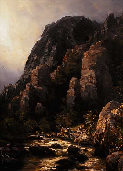 RAETZER, HELLMUTH, *1838 NEU-TARNOW B. FREIEN-WALDE - 1909 WEIMAR, SCHüLER VON H. GUDE UND O. ACHENBACH, STUDIENAUFENTHALT IN ROM, WERKE U.A. ...