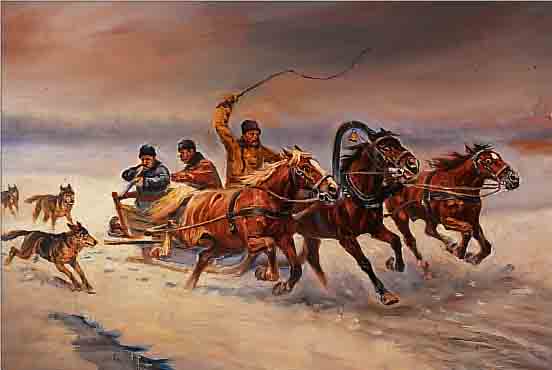 SCHELOUMOFF, AFANASIJ, *1892 KAMENEZ-PODOLSK (UKRAINE) - 1983 STARN- BERG, STUD. AN DER KUNSTSCHULE ODESSA UND DER KAISERL. ...