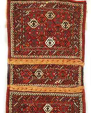SHAHSAWAN SUSANI,PERSIEN CA 82 X 40 CM. FLOR WOLLE.EHZ 2.UM 1940.