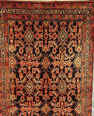 MAHAL.PERSIEN CA 251 X 146 CM. .EHZ 3.FLOR WOLLE.CA 40 JAHRE.