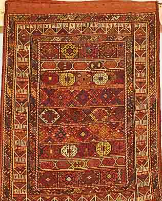 SUSANI SHAHSAWAN TASCHE,PERSIEN CA 96 X 69 CM. .EHZ 2.UM 1940.
