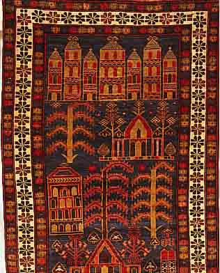 BELUTSCH,PERSIEN CA 125 X 85 CM. .WOLLE AUF WOLLE.EHZ 2-3.CA 40 JAHRE.