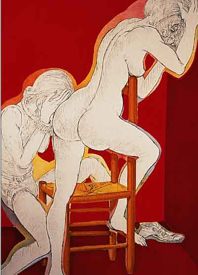 DALí, SALVADOR, 1904-1989, OHNE HOFFNUNG, FARBLITHOGRAPHIE AUF BüTTEN, HANDSIGNIERT, NUM. 122/160, WVZ MICHLER/LöP- SINGER ...