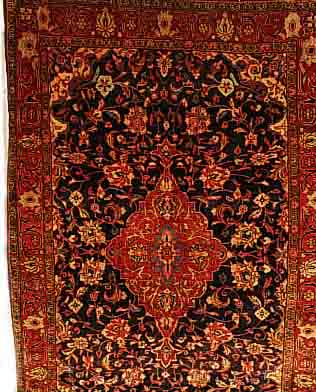 SAROGH,PERSIEN CA 157 X 109 CM. FLOR WOLLE.EHZ 2.CA 40 JAHRE.