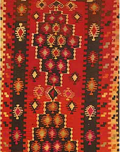 ANATOL-KELIM, 360 X 145CM, EHZ 4 WOLLE AUF WOLLE, CA.60 JAHRE