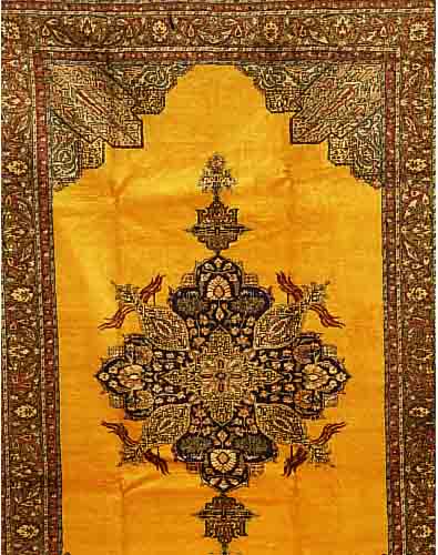 KAISERI,TÜRKEI, 310 X 199CM, EHZ 2 FLOR SEIDIG, CA.10 JAHRE