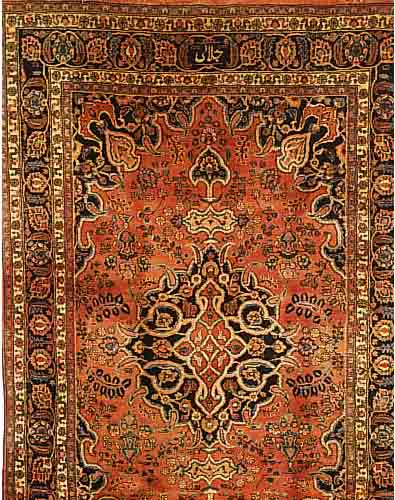 MESCHED SIGN., PERSIEN, 307 X 189CM, EHZ 3 FLOR WOLLE, CA.30 JAHRE