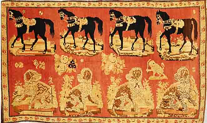 KARABAGH, RUSSLAND, 225 X 135CM, EHZ 3 WOLLE AUF WOLLE, UM 1930