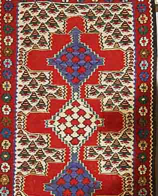 SENNEH-KELIM, PERSIEN, 200 X 67CM, EHZ 3 CA.25 JAHRE