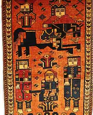 KHORAMABAD, PERSIEN, 305 X 112CM, EHZ 3 FLOR WOLLE, CA.50 JAHRE
