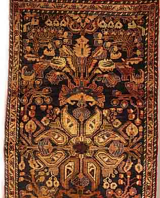BORCHALU, PERSIEN, 198 X 98CM, EHZ 4 FLOR WOLLE, CA.80 JAHRE