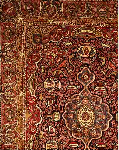 KASHMAR, PERSIEN, 385 X 298CM, EHZ 2-3 FLOR WOLLE, CA.30 JAHRE