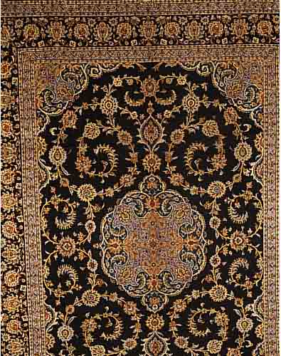 KESCHAN SIGN., PERSIEN, 322 X 236CM, EHZ 4 FLOR WOLLE, CA.60 JAHRE