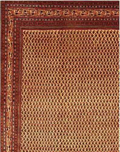 SAROGH MIR, PERSIEN, 360 X 260CM, EHZ 2 FLOR WOLLE, CA.20 JAHRE