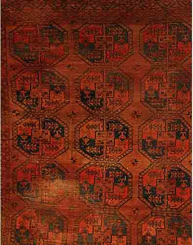 AFGHAN, 309 X 219CM, EHZ 4-5 WOLLE AUF WOLLE, CA.70 JAHRE
