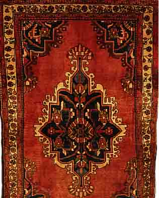 TAFRESH, PERSIEN, 147 X 96CM, EHZ 4 FLOR WOLLE, CA.60 JAHRE