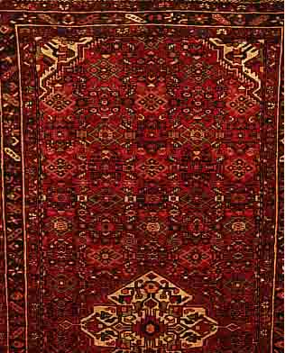 HOSSEINABAD, PERSIEN, 318 X 163CM, EHZ 3 FLOR WOLLE, CA.30 JAHRE
