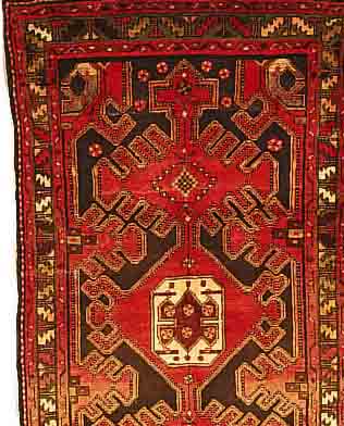 SHASAWAN, PERSIEN, 190 X 106CM, EHZ 3 FLOR WOLLE, CA.30 JAHRE