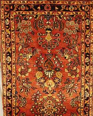 MEHRABAN, PERSIEN, 200 X 87CM, EHZ 2 FLOR WOLLE, CA.30JAHRE