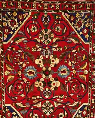 BACHTIAR, PERSIEN, 193 X 143CM, EHZ 3 FLOR WOLLE, CA.60 JAHRE