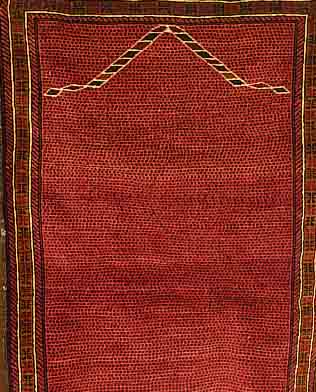BELUTSCH, PERSIEN, 135 X 85CM, EHZ 3 WOLLE AUF WOLLE, CA.40 JAHRE