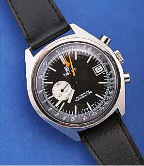 KONVOLUT: 2 TISSOT HERRENARMBANDUHREN, SCHWEIZ/DEUTSCHL. UM 1968, BEIDE EDELST., BöDEN GESCHR., BEI FERTIGST. WASSERGESCH., 1X CHRONOGRAPH ...