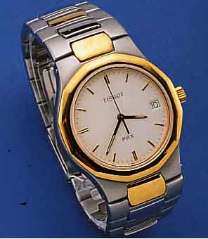 KONVOLUT: 2 TISSOT ARMBANDUHREN, SCHWEIZ UM 1996, BEIDE EDELST., LüNETTE HARTVERG., SERIE PRX, SAPHIRFLACHGL., BöDEN VERSCHR., HERREN- ARMBANDUHR ...