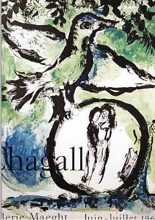 CHAGALL, MARC, FARBLITHOGRAPHIE DER GALERIE MAEGHT 1962, GEDRUCKT VON MOURLOT, PARIS, CA. 70 X 53 CM