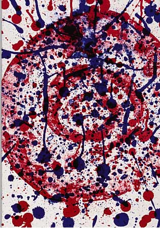 FRANCIS, SAM, 1923-1994, ZWEI FARBLITHO- GRAPHIEN, EINE IM STEIN SIGN., JE CA. 39 X 28 CM, PP