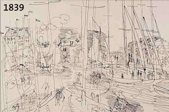 DUFY, RAOUL, 1877-1953, REGATES A DEAU- VILLE, FARBLITHOGRAPHIE AUF BüTTEN, GEDRUCKT VON DRAEGER FRERES PARIS 1949, NUM. 343/1000, ...