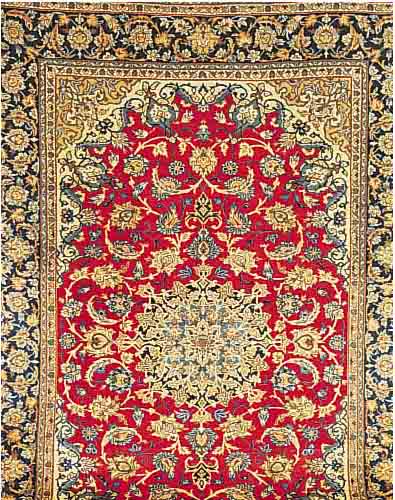 NANADJAFABAD,PERSIEN CA 339 X 230 CM. FLOR WOLLE.EHZ 2.CA 30 JAHRE,