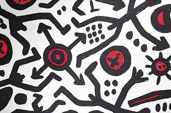 PENCK, A.R., GEB. 1939, SPIRIT OF EUROPE, FARBLITHOGRAPHIE, ED. FAHNEMANN 1989, HANDSIGNIERT UND BEZ. E.A., AUFLAGE 55 ...