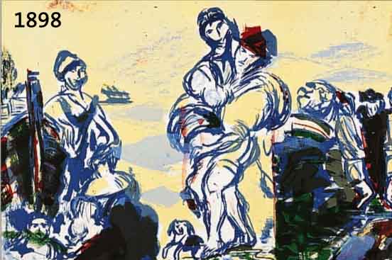 KIRKEBY, PER, FARBLITHOGRAPHIE, HANDSIGN., BEZ.: E.A., CA. 31 X 45 CM, DAT. 1979