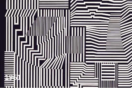 VASARELY, VIKTOR, 1908-1997, BROEY NEG, FARBSERIGRAPHIE AUF RIVES BÜTTEN, AUS DER MAPPE ION, HANDSIGNIERT UND NUM. 130/ 250, CA. 27 X 22 CM