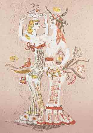 BACHEM, BELE, FARBLITHOGRAPHIE, HANDSIGNIERT, NUM. 99/100, CA. 58 X 36 CM