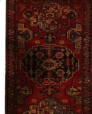 GARADJE, PERSIEN, 110 X 68CM, EHZ4 FLOR WOLLE, CA.40 JAHRE
