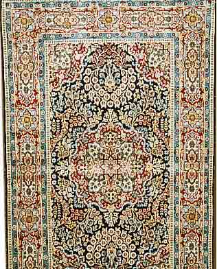 HEREKE, CHINA, 119 X 75CM, REINE NATURSEIDE, CA.1 MIO.KN/QM